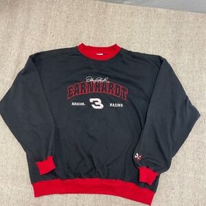 vintage Nascar Dale Earnhardt Sweatshirt Mens XXL black 1990s chase racing